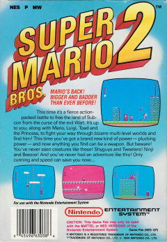 Scan of Super Mario Bros. 2