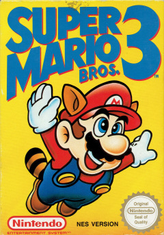Super Mario Bros. 3 for the NES Front Cover Box Scan
