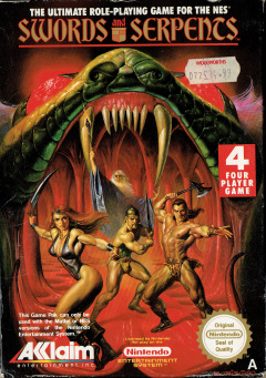 Swords & Serpents for the NES Front Cover Box Scan