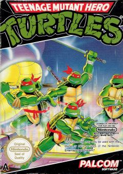 Teenage Mutant Hero Turtles for the NES Front Cover Box Scan