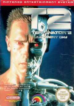 Terminator 2: Judgment Day for the NES Front Cover Box Scan