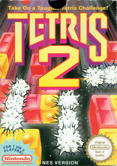 Tetris 2 for the NES Front Cover Box Scan