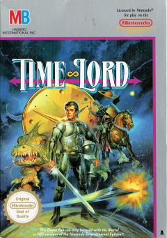 Time Lord for the NES Front Cover Box Scan