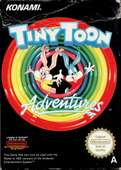 Tiny Toon Adventures for the NES Front Cover Box Scan
