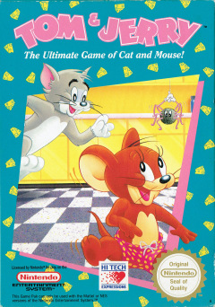 Tom & Jerry for the NES Front Cover Box Scan