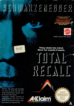 Total Recall for the NES Front Cover Box Scan