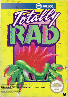 Totally Rad for the NES Front Cover Box Scan