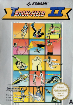 Track & Field II for the NES Front Cover Box Scan