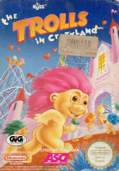 The Trolls in Crazyland for the NES Front Cover Box Scan