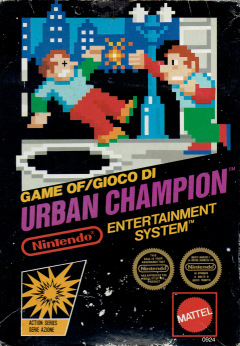 Urban Champion for the NES Front Cover Box Scan