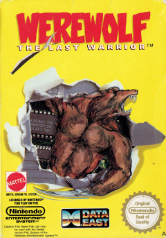 Werewolf: The Last Warrior for the NES Front Cover Box Scan