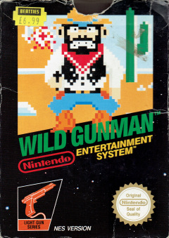 Wild Gunman for the NES Front Cover Box Scan
