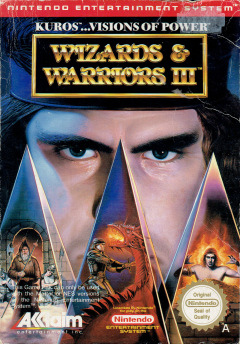 Wizards & Warriors III for the NES Front Cover Box Scan