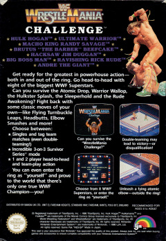 Scan of WWF WrestleMania Challenge