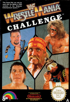 WWF WrestleMania Challenge for the NES Front Cover Box Scan