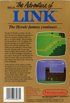Scan of Zelda II: The Adventure of Link