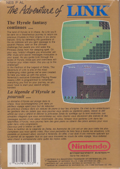Scan of Zelda II: The Adventure of Link