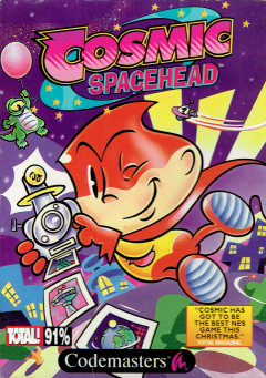 Cosmic Spacehead for the NES Front Cover Box Scan
