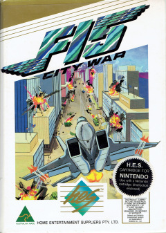 F15 City War for the NES Front Cover Box Scan