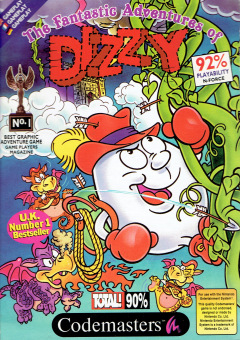 The Fantastic Adventures of Dizzy for the NES Front Cover Box Scan