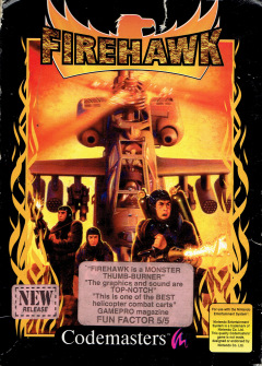 Firehawk for the NES Front Cover Box Scan