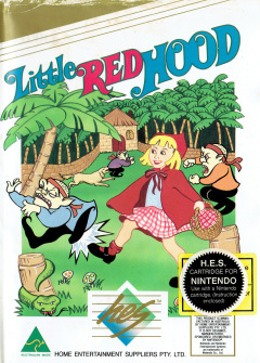 Little Red Hood for the NES Front Cover Box Scan