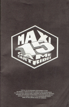 Scan of Maxi-15 Pack