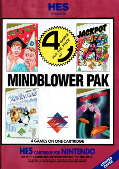 Mindblower Pak for the NES Front Cover Box Scan