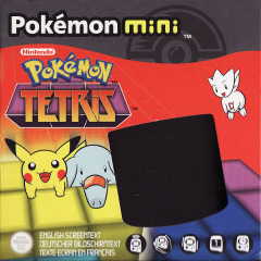 Pokémon Tetris  for the Nintendo Pokémon Mini Front Cover Box Scan