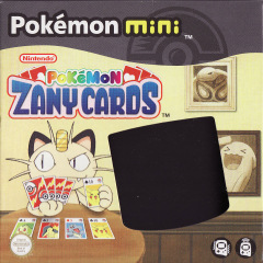 Pokémon Zany Cards  for the Nintendo Pokémon Mini Front Cover Box Scan