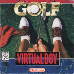Golf for the Nintendo Virtual Boy Front Cover Box Scan