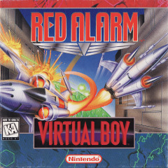Red Alarm for the Nintendo Virtual Boy Front Cover Box Scan