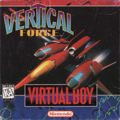Vertical Force for the Nintendo Virtual Boy Front Cover Box Scan