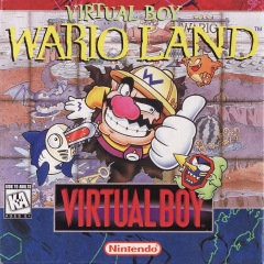 Virtual Boy Wario Land for the Nintendo Virtual Boy Front Cover Box Scan