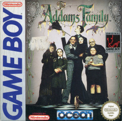 The Addams Family for the Nintendo Game Boy Front Cover Box Scan