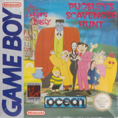 The Addams Family: Pugsley's Scavenger Hunt for the Nintendo Game Boy Front Cover Box Scan