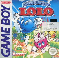 Adventures of Lolo for the Nintendo Game Boy Front Cover Box Scan