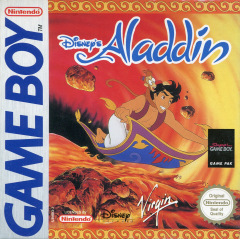 Aladdin (Disney's) for the Nintendo Game Boy Front Cover Box Scan