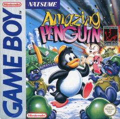 Amazing Penguin for the Nintendo Game Boy Front Cover Box Scan