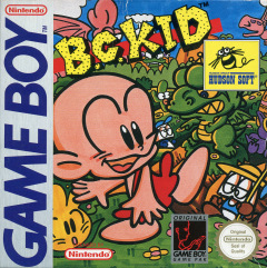 B.C. Kid for the Nintendo Game Boy Front Cover Box Scan