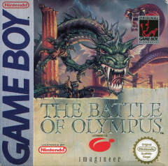 The Battle of Olympus for the Nintendo Game Boy Front Cover Box Scan