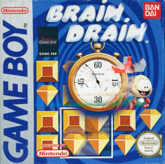 Brain Drain for the Nintendo Game Boy Front Cover Box Scan