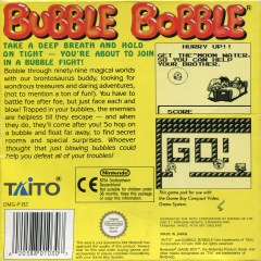 Scan of Bubble Bobble