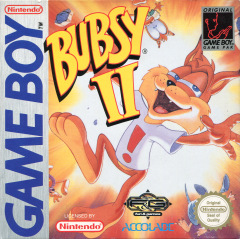 Bubsy II for the Nintendo Game Boy Front Cover Box Scan