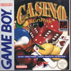 Casino FunPak for the Nintendo Game Boy Front Cover Box Scan