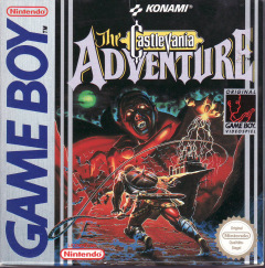 The Castlevania Adventure for the Nintendo Game Boy Front Cover Box Scan