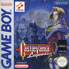 Castlevania Legends for the Nintendo Game Boy Front Cover Box Scan