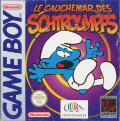 The Smurfs' Nightmare for the Nintendo Game Boy Front Cover Box Scan