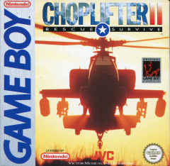 Choplifter II: Rescue & Survive for the Nintendo Game Boy Front Cover Box Scan