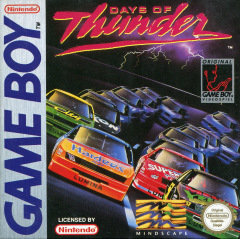 Days of Thunder for the Nintendo Game Boy Front Cover Box Scan